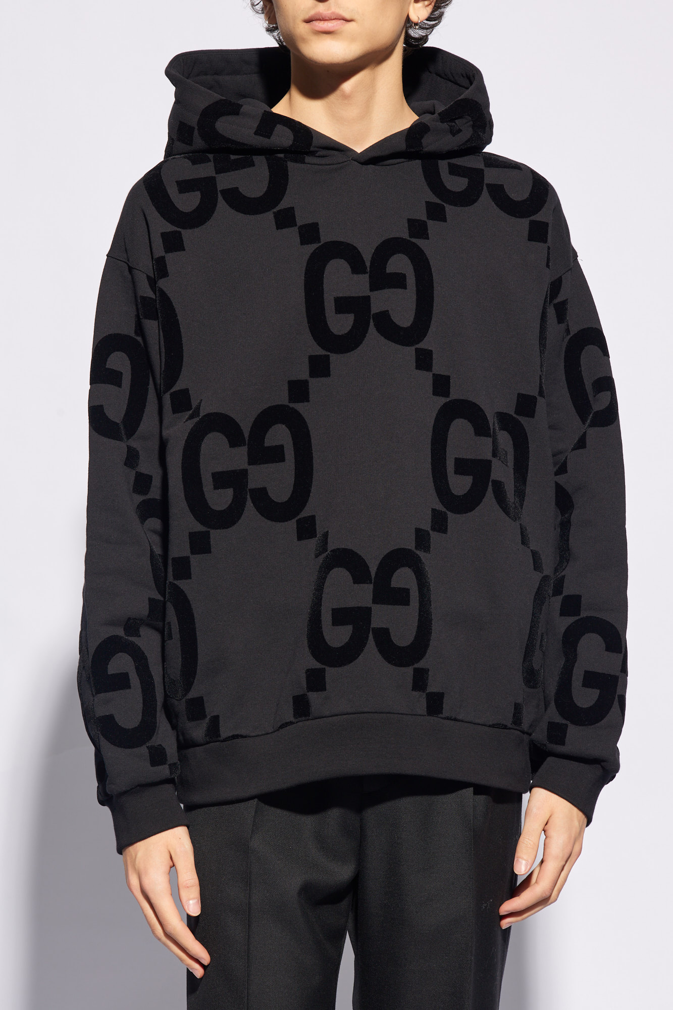 Gucci monogram hoodie new arrivals